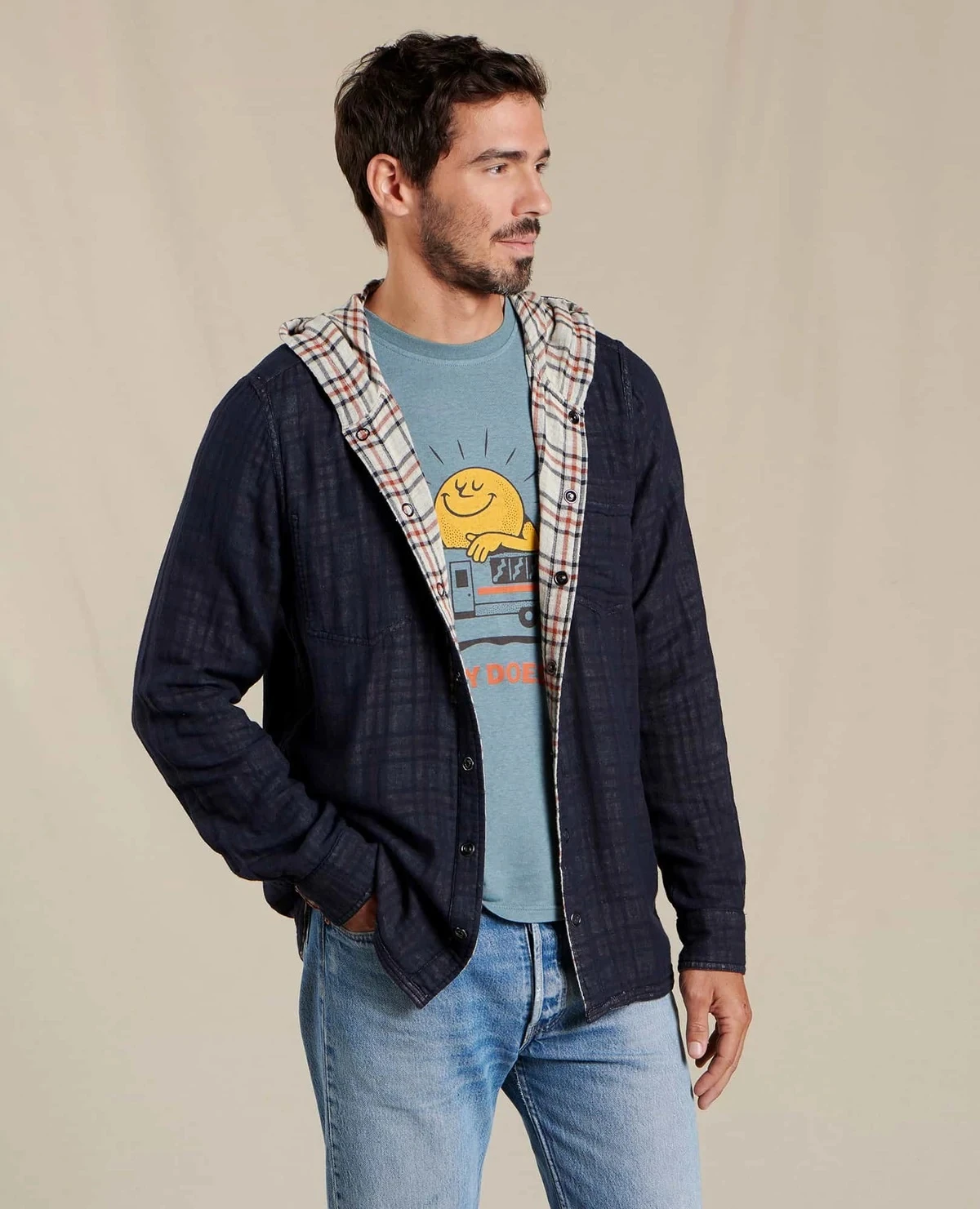 Toad&Co M Tamarac Reversible Hoodie - Image 3