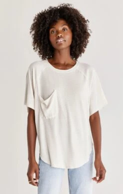 Z Supply Carly Triblend Pocket Tee