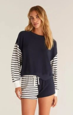 Z Supply Color Block Stripe Long Sleeve
