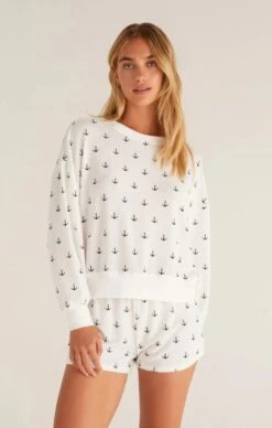 Z Supply Elle Anchor Long Sleeve