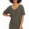 Z Supply V-Neck T-Shirt Dress