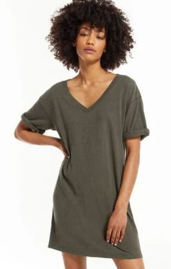 Z Supply V-Neck T-Shirt Dress